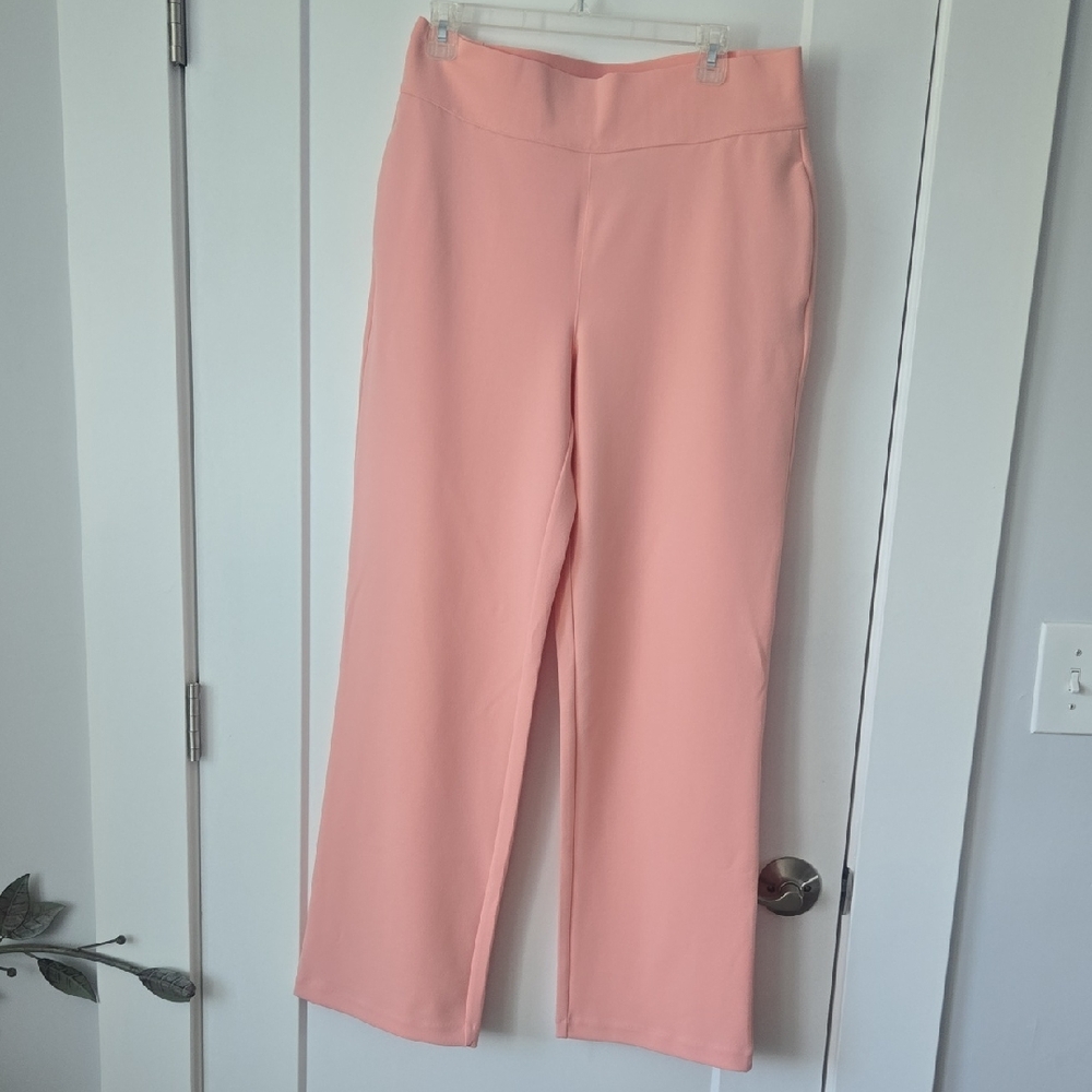 DG2 by Diane Gilman Pink Wide Leg Pants